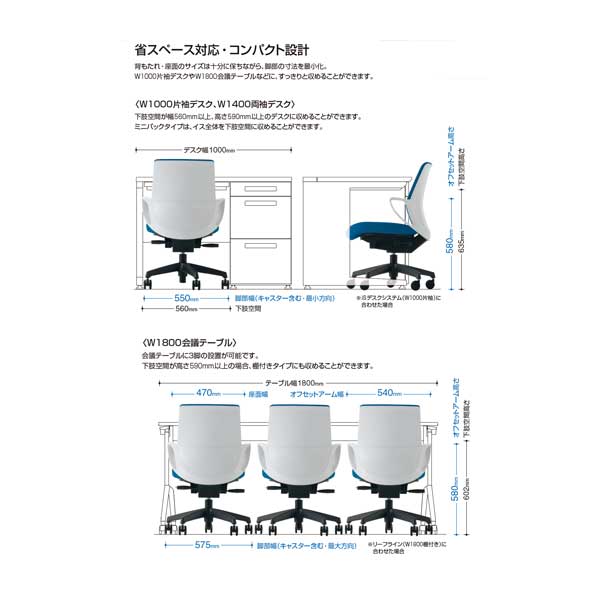 コクヨ(KOKUYO) オフィスチェアー picora(ピコラ) ローバック ホワイトシェル CR-G530E1|オフィス家具やオフィス用品ならオフィス 家具通販のカグサポ