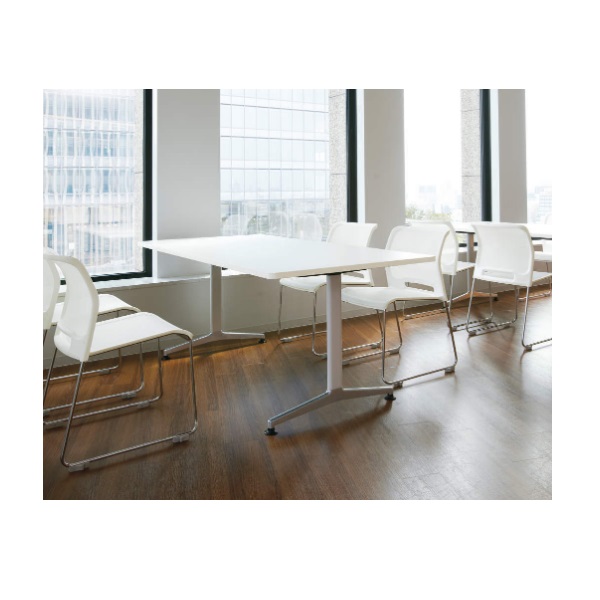 コクヨ(KOKUYO) ミーティングテーブル JUTO(ジュート) T字脚 U字形天板 塗装脚 アジャスタータイプ W1500×D750×H720mm  MT-JTTU157|オフィス家具やオフィス用品ならオフィス家具通販のカグサポ