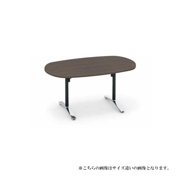 コクヨ(KOKUYO) 会議用テーブル VIENA(ビエナ) 天板固定タイプ(T字脚・楕円型天板) 配線ボックス付き アジャスター脚